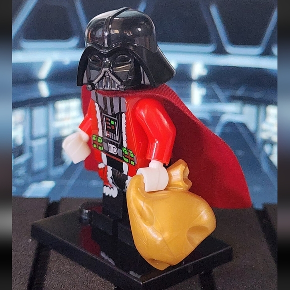 Darth vader custom Lego Christmas minifigure with stand included brand new - Picture 4 of 4